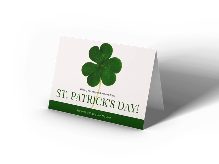 st. patrick's day card templates