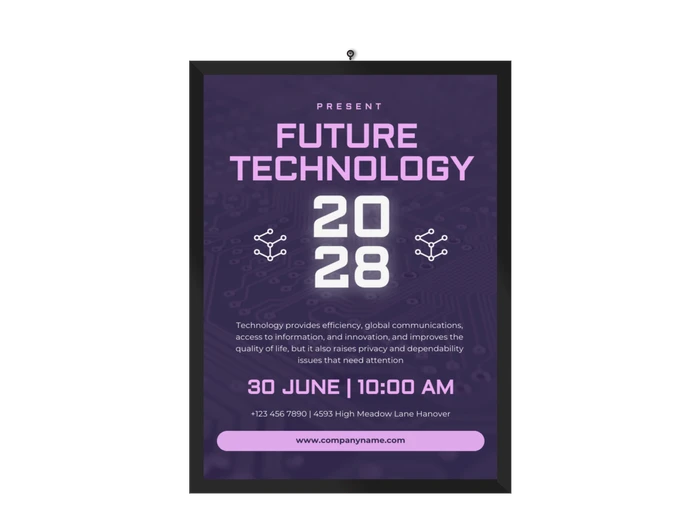 technology poster templates
