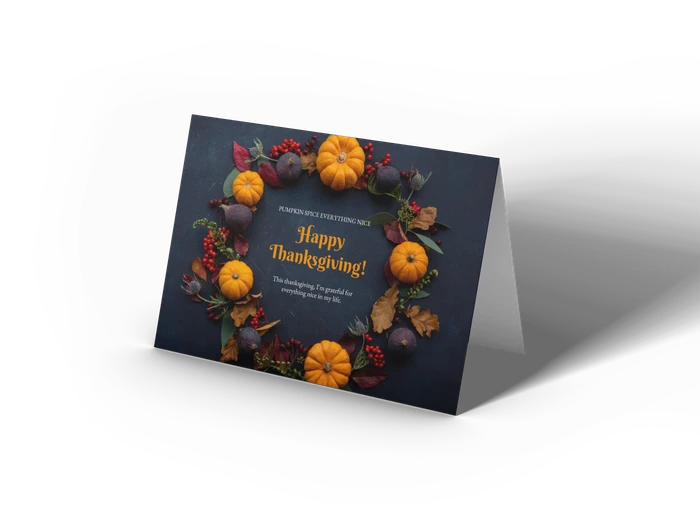 Thanksgiving -Kartenvorlagen