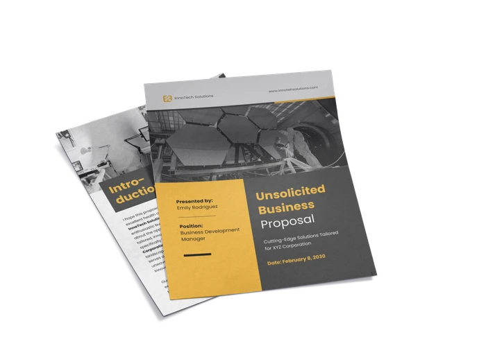 unsolicited proposal templates