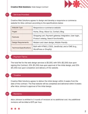 Web Design Contract Template - Pagina 2