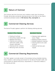 Cleaning Services Contract Template - Página 2