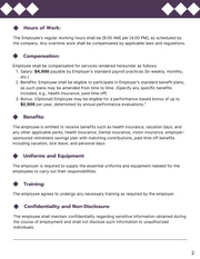 Security Guard Employment Contract Template - page 2