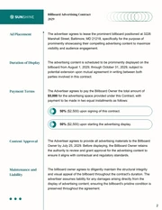 Billboard Advertising Contract Template - صفحة 2