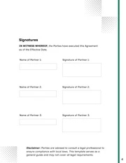 Limited Liability Partnership Agreement Template - Pagina 4