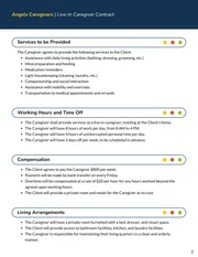 Live-In Caregiver Contract Template - Pagina 2