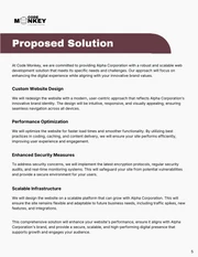 Web Development Services Proposal - page 5