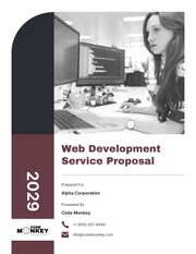 Web Development Services Proposal - page 1