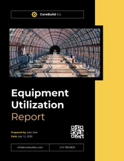 Equipment Utilization Report - Page 1