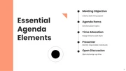 Minimalist Peach Agenda Planning Presentation - Page 3