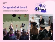 Pink and Blue Illustration Graduation Presentation - Page 5