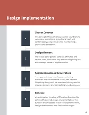 Navy And Orange Modern Design Proposal - Page 4