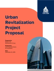 Urban Revitalization Project Proposal Template - Pagina 1