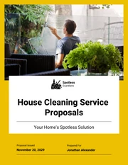 House Cleaning Service Proposals - Page 1