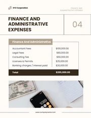 Brown Simple Expense Report - Page 4