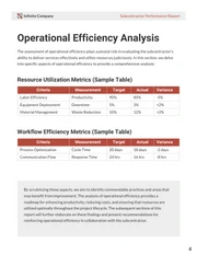 Subcontractor Performance Report - Page 4
