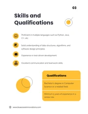 Yellow Circle Professional Job Proposal - Seite 3