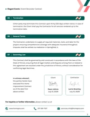 Home Improvement Contract Template - Pagina 3