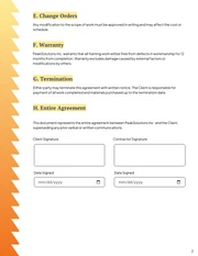 Framing Contract Template - page 2