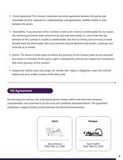 Music Graphic Design Contract Template PDF - Página 4