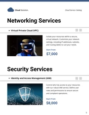Cloud Service Catalog Template - صفحة 5