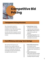 Construction Bid Price Proposals - Page 5