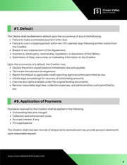 Payment Plan Contract Template - صفحة 4