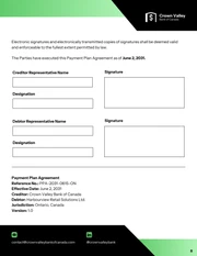 Payment Plan Contract Template - صفحة 8