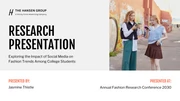 White Grey And Orange Minimalist Professional Conference Research Presentation - Page 1