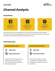 Marketing Analytic Report Template - صفحة 4