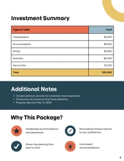 Travel Agent Proposal Template - صفحة 5