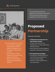Orange and Black Business Partnership Proposal - Page 4