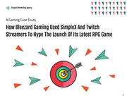 Simple Gaming Marketing Case Study Template - Page 1