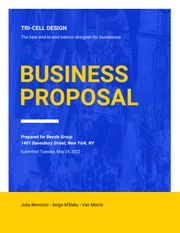 Bold Business Proposal - page 1