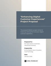 Client Project Proposal Template - Pagina 1