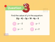 Colorful Fun Math Quiz Presentation - page 4