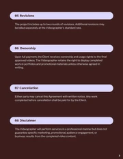 Freelance Video Contract Template - صفحة 3