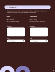 Freelance Video Contract Template - صفحة 4
