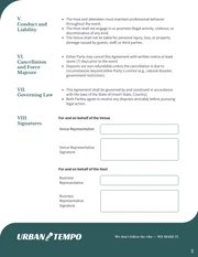 Club Hosting Contract Template - Seite 2