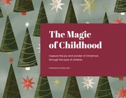 Green Red Magic Childhood Christmas Presentation - Page 1