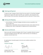 Terms And Conditions Contract Template - Página 2