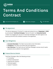 Terms And Conditions Contract Template - Página 1