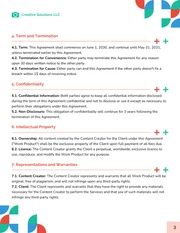 Content Creator Contract Template - صفحة 3