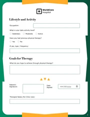 Physical Therapy Intake Form Template - Seite 3