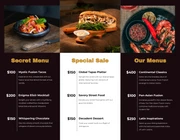 Modern Minimalist Food Brochure - page 2