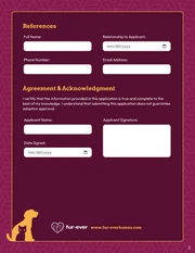 Pet Adoption Form Template - Page 3