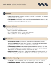 Fashion Designer Contract Template - Pagina 2