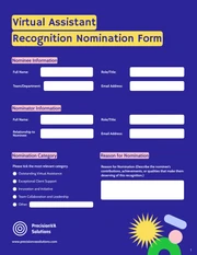 Nomination Form Template - Página 1