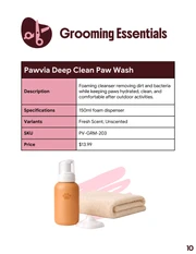 Pet Care Product Catalog Template - Página 10