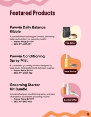 Pet Care Product Catalog Template - Página 14